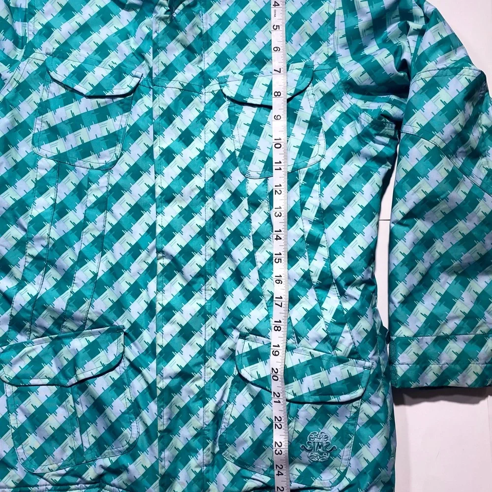 Sims Teal Ski Snow Kids Jacket With Multi‎ Pockets For Personal Items Size L
